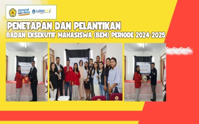 Ketua STIE Karya Lantik Pengurus  BEM yang baru, Dorong Inovasi dan Kolaborasi Mahasiswa